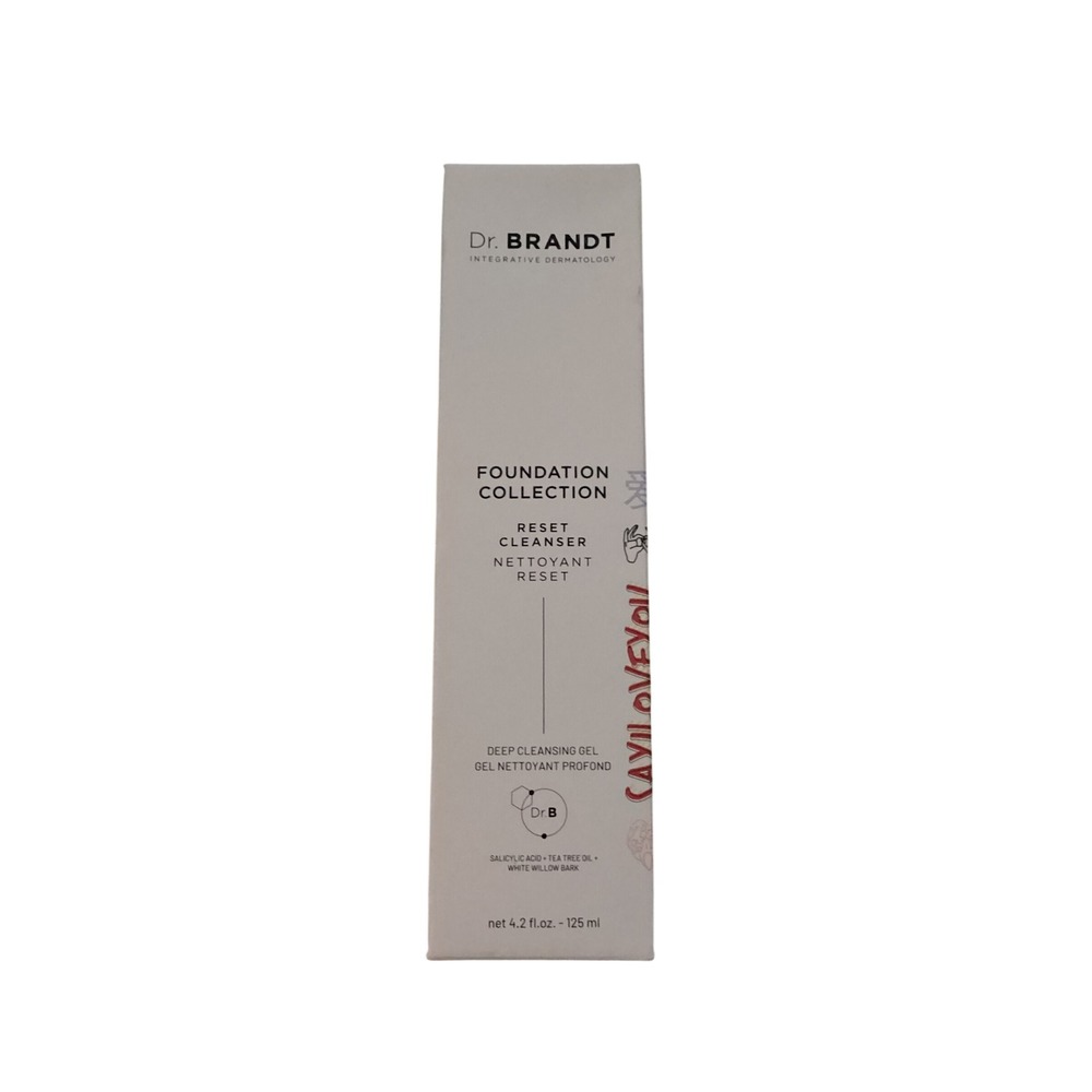 Dr. Brandt Foundation Collection Reset Cleanser 4.2oz Deep Cleansing Gel NIB